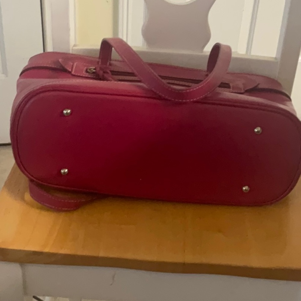Dooney &BourkeElegant Pink Leather Tote Bag - Picture 6 of 7